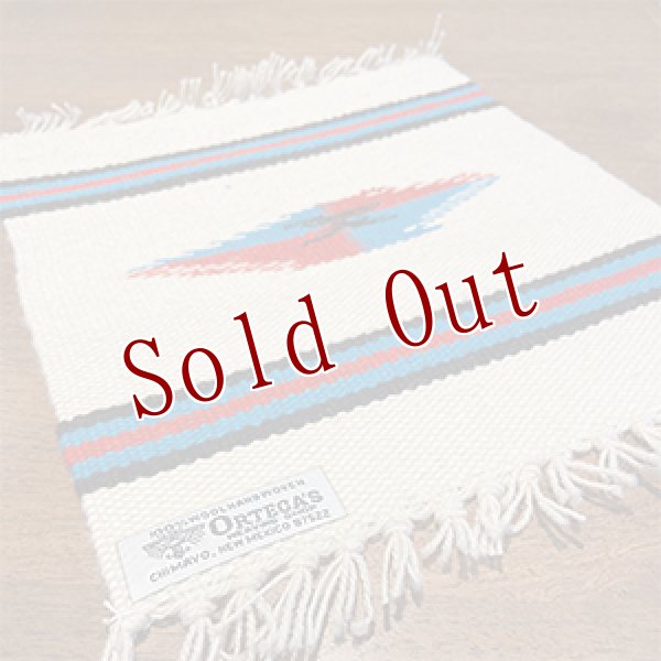 画像2: Ortega's チマヨ プレイスマット/ランチョマット 11×11 ホワイト (2)