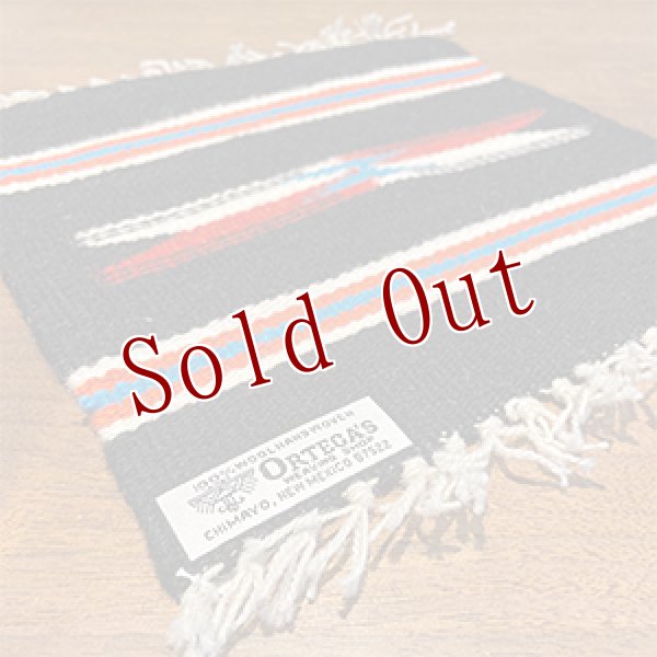 画像2: Ortega's チマヨ プレイスマット/ランチョマット 11×11 ブラック (2)