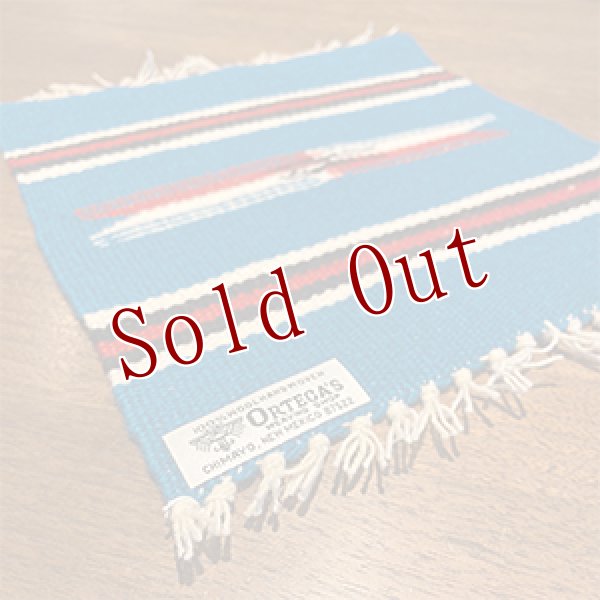 画像2: Ortega's チマヨ プレイスマット/ランチョマット 11×11 ターコイズブルー (2)