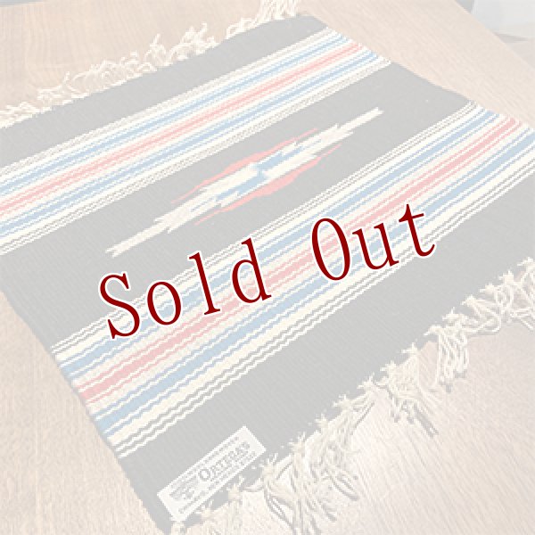 画像2: Ortega's チマヨ プレイスマット/ランチョマット 15×15 ブラック (2)