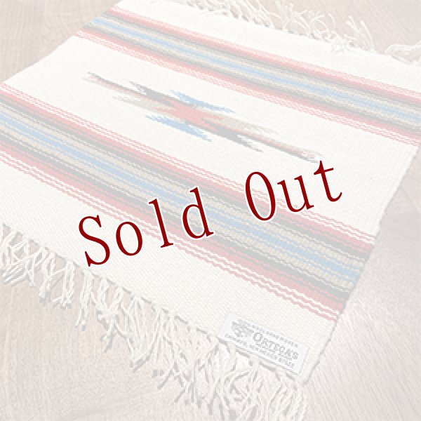 画像2: Ortega's チマヨ プレイスマット/ランチョマット 15×15 ホワイト (2)