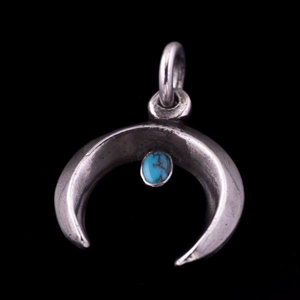画像1: 【RM Jewelry】ナジャ ターコイズ シルバー ペンダント (1)
