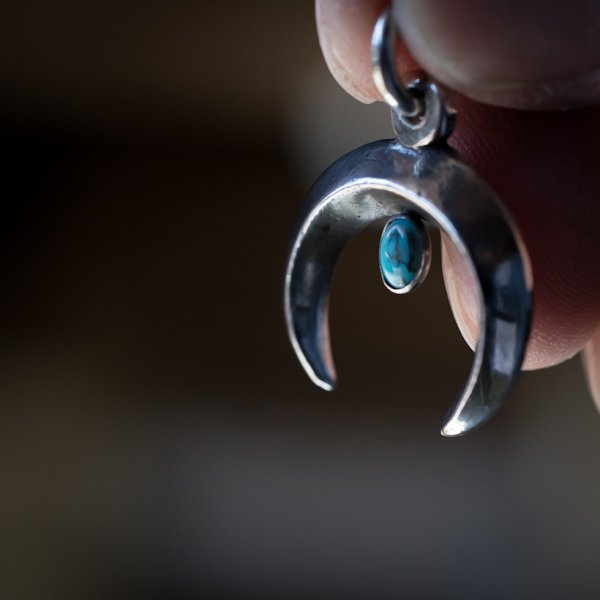 画像5: 【RM Jewelry】ナジャ ターコイズ シルバー ペンダント (5)
