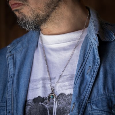 画像2: 【RM Jewelry】ナジャ ターコイズ シルバー ペンダント