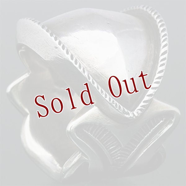 画像4: サウスパイユート族 Steven Tiffany コインシルバー リポウズ リング 21.5号 (4)