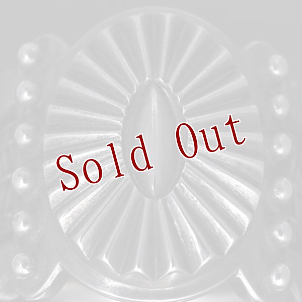 画像8: サウスパイユート族 Steven Tiffany コインシルバー サンバースト リング 20号 (8)