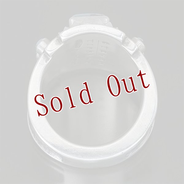 画像5: サウスパイユート族 Steven Tiffany キングマン サンバースト コインシルバー  リング 21.5号 (5)