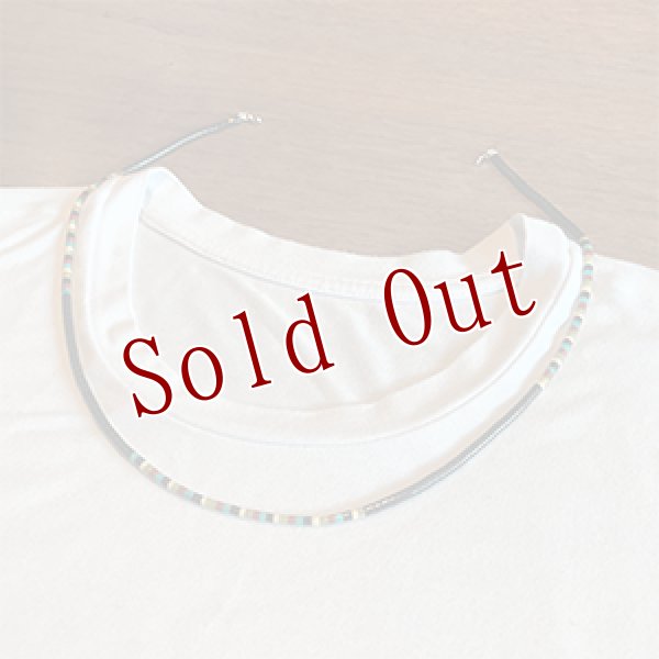 画像4: サントドミンゴ族 Dorene Calabaza マルチカラー ヒシ ネックレス (4)