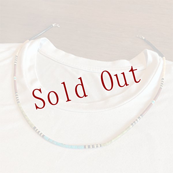 画像4: サントドミンゴ族 Dorene Calabaza マルチカラー ヒシ ネックレス (4)