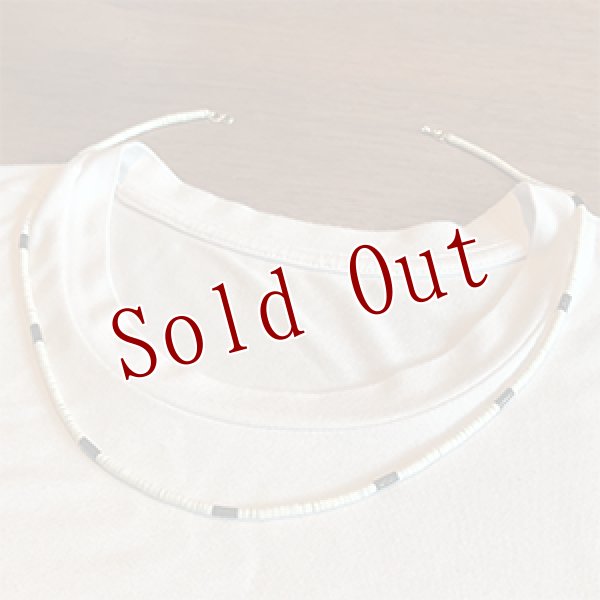 画像4: サントドミンゴ族 Dorene Calabaza モノトーン ヒシ ネックレス (4)