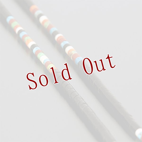 画像3: サントドミンゴ族 Dorene Calabaza マルチカラー ヒシ ネックレス (3)