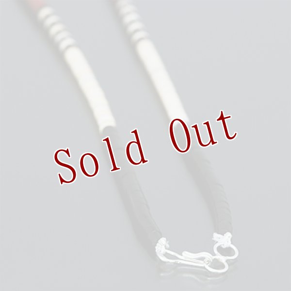 画像2: サントドミンゴ族 Dorene Calabaza マルチカラー ヒシ ネックレス (2)