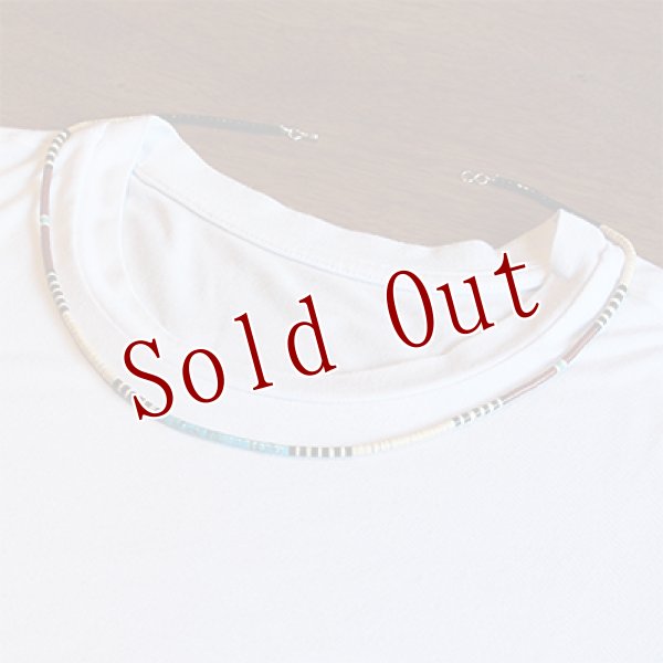 画像4: サントドミンゴ族 Dorene Calabaza マルチカラー ヒシ ネックレス (4)