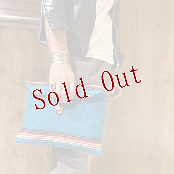 画像4: Trujillo's チマヨ クラッチバッグ ターコイズ (4)