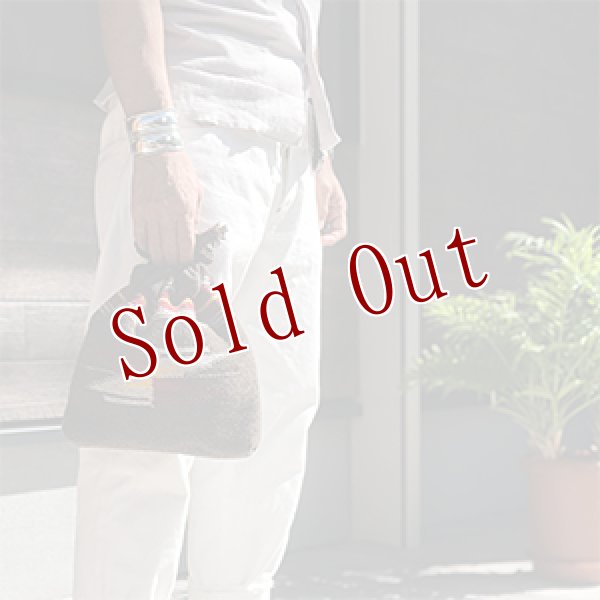 画像4: Trujillo's チマヨ ドローストリング バッグ ブラウン (4)