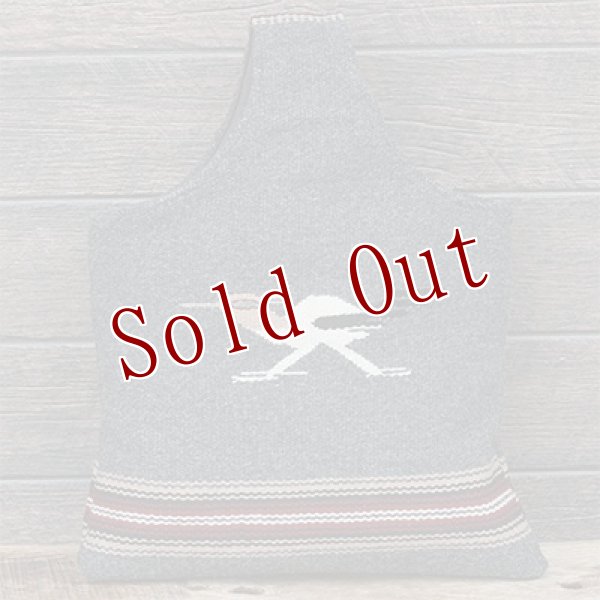 画像2: Trujillo's チマヨ ウール バッグ グレー (2)