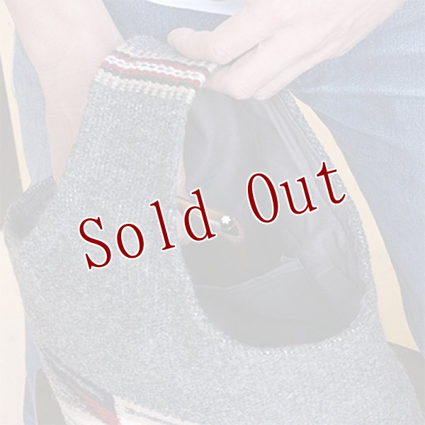 画像3: Trujillo's チマヨ ウール バッグ グレー (3)