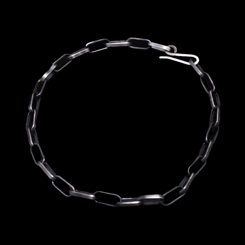 ホピ族 Loren Kootswatewa ハンドメイド シルバー ブレスレット