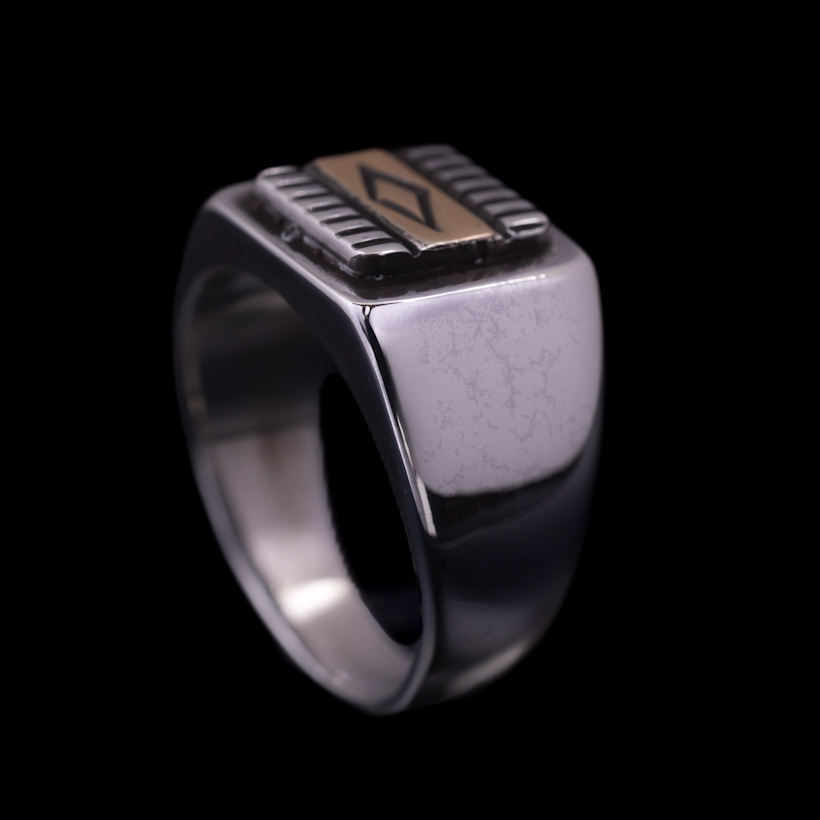 コラボ企画】Bruce Morgan×RIVER MAIL 14K ダイヤ シグネチャー リング